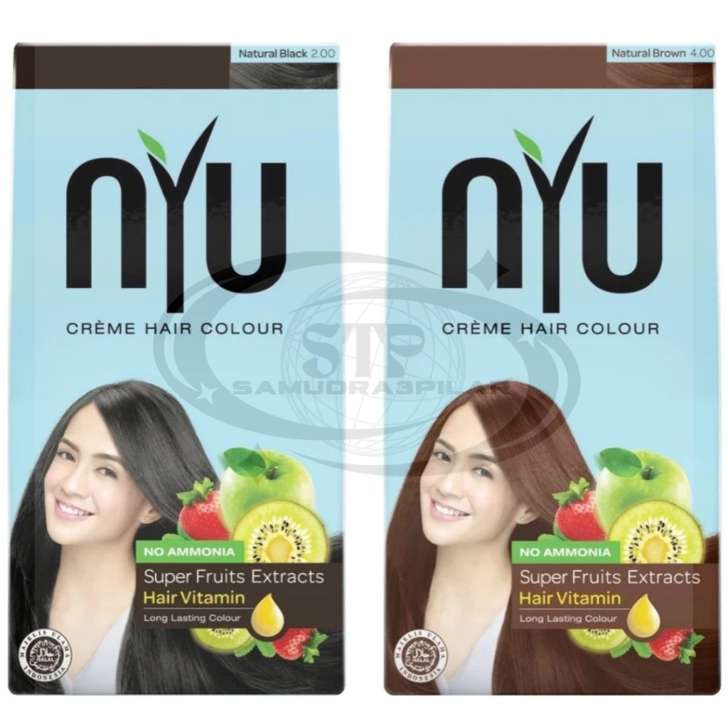 SAMUDRA NYU Creme Hair Colour - NYU Cream Hair Colour Pewarna Rambut Per Box