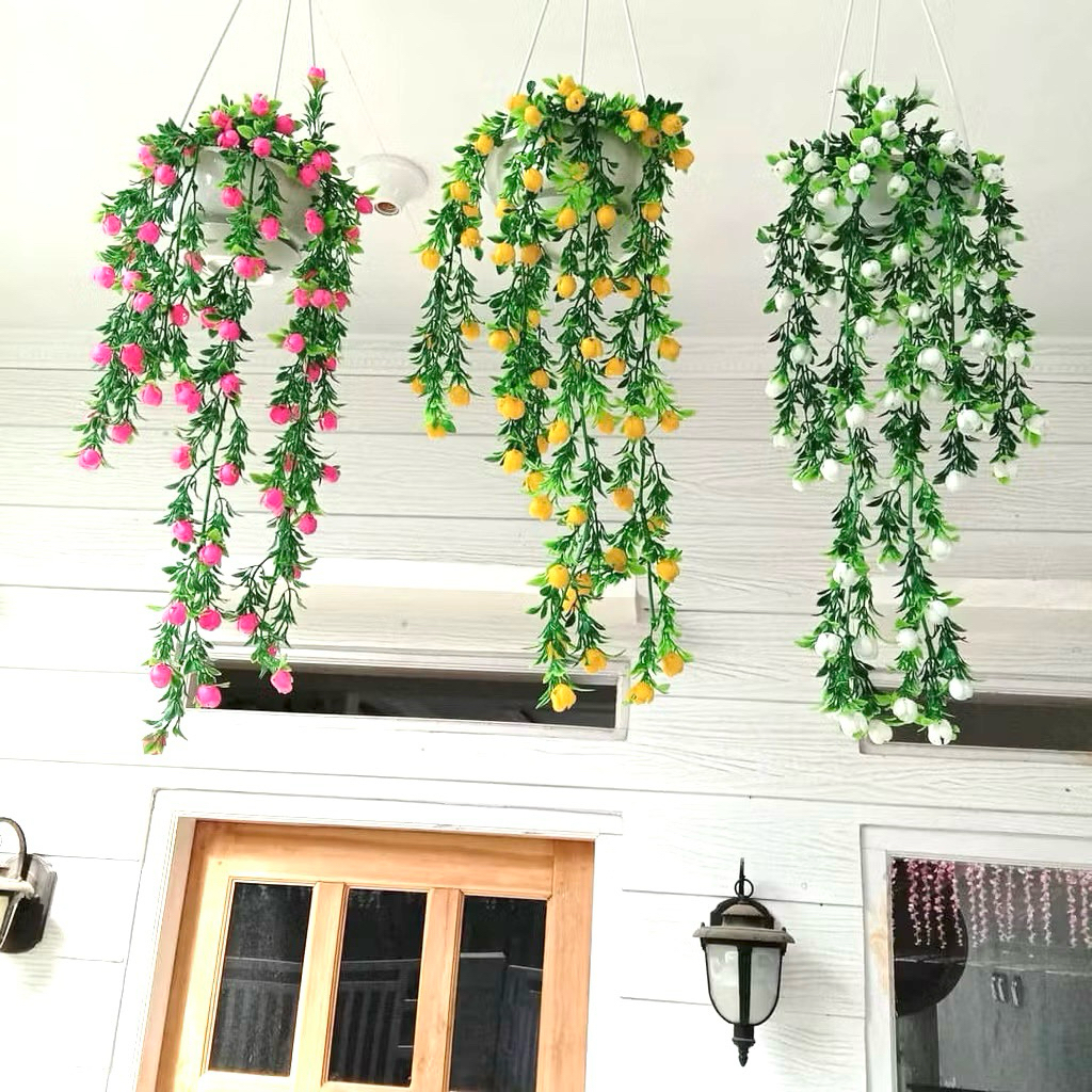Bunga Pretty Artificial Juntai / Bunga Plastik Gantung Dekorasi Rumah
