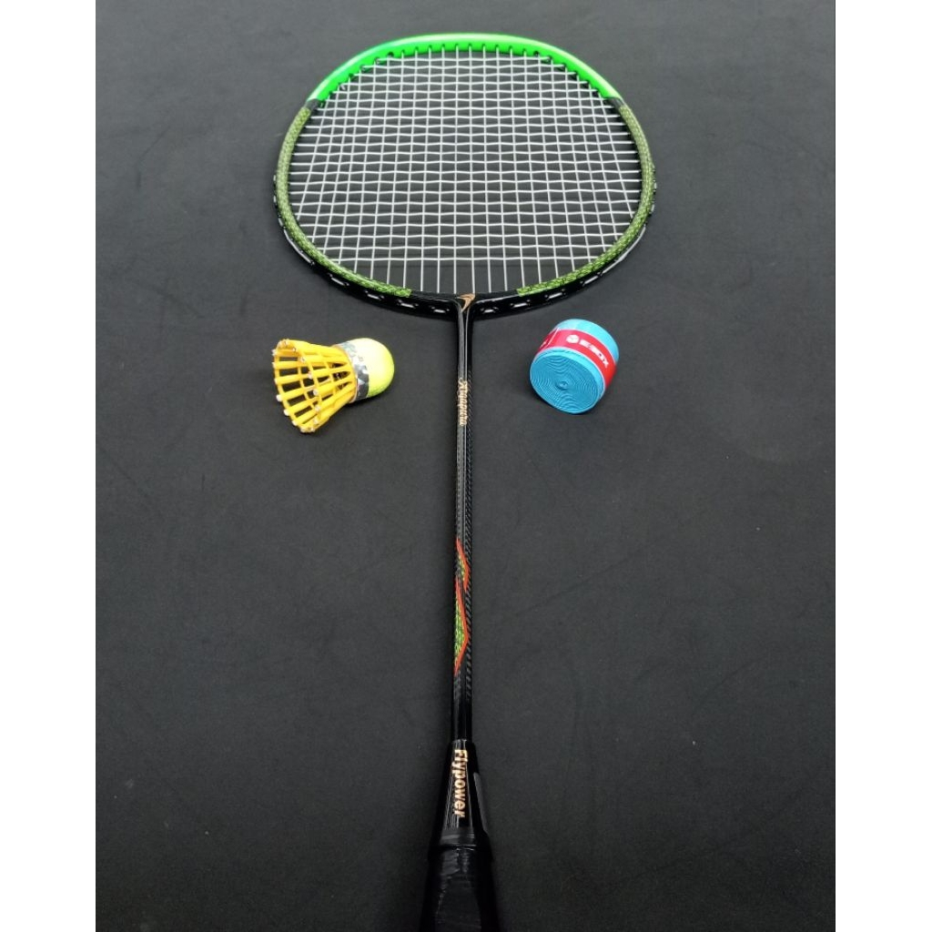 Raket badminton bekas second original flypower argapura (reparasi)