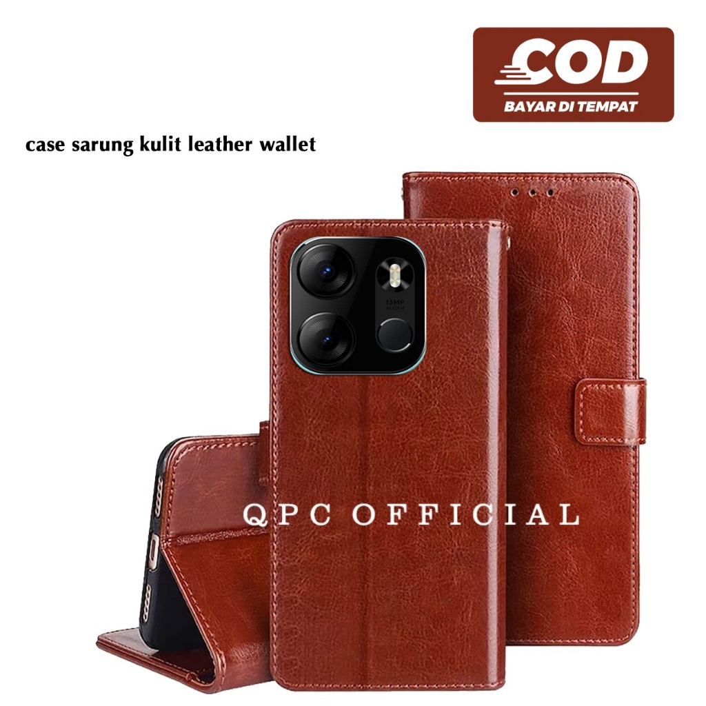 Leather Flip Case Tecno Spark 10 Tecno Spark 10C Tecno Spark 30 Tecno Spark 30 Pro Tecno Spark 30C C