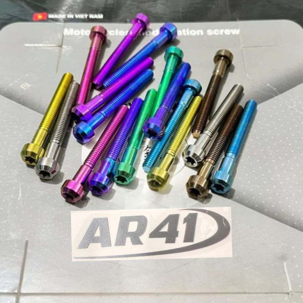 Baut Titanium M 6 x 50 Small ori vietnam