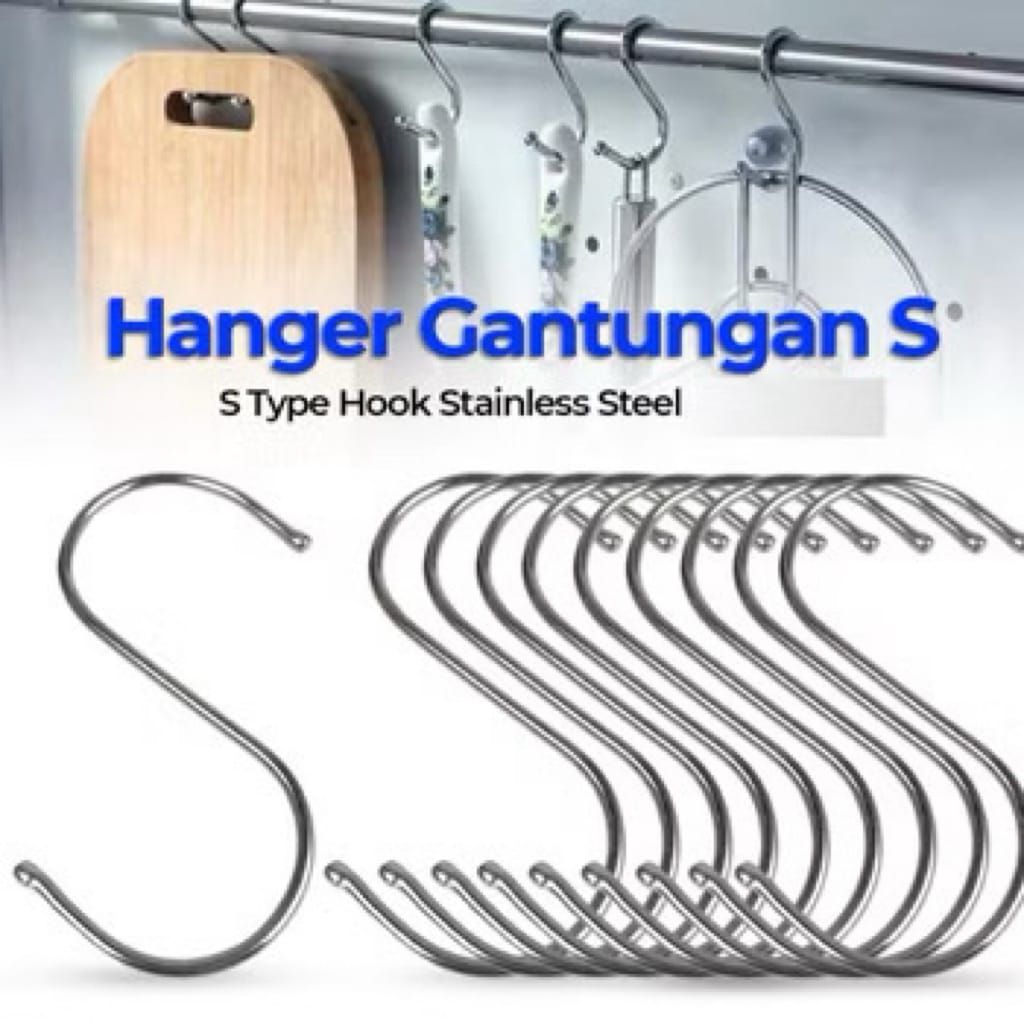 Gantungan S hook Cantolan S Besi Gantungan Besi Model S