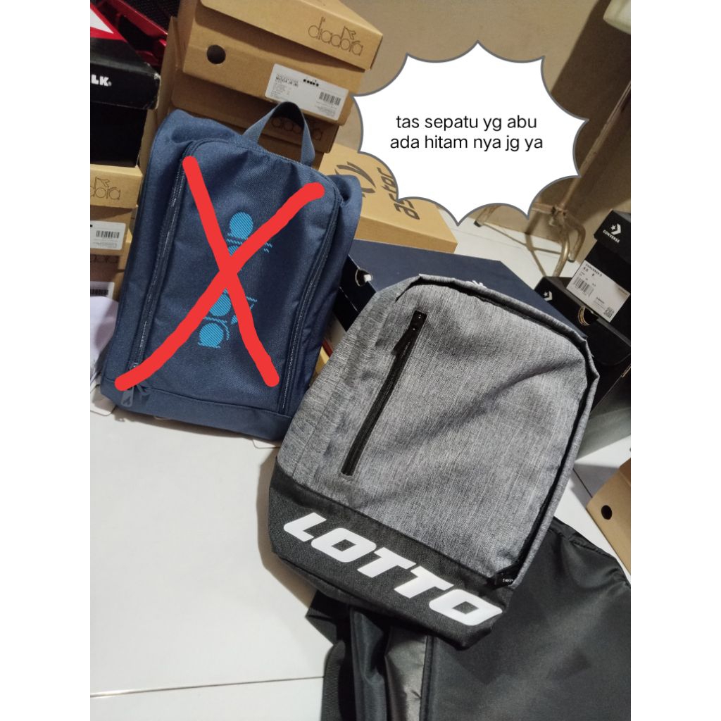 tas sepatu lotto