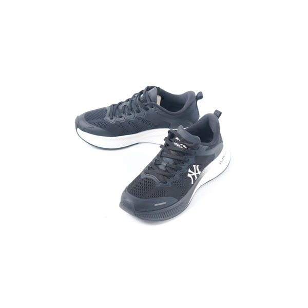Sepatu MLB NY ATH FLOW WHITE BLACK SNEAKER 100% ORIGINAL