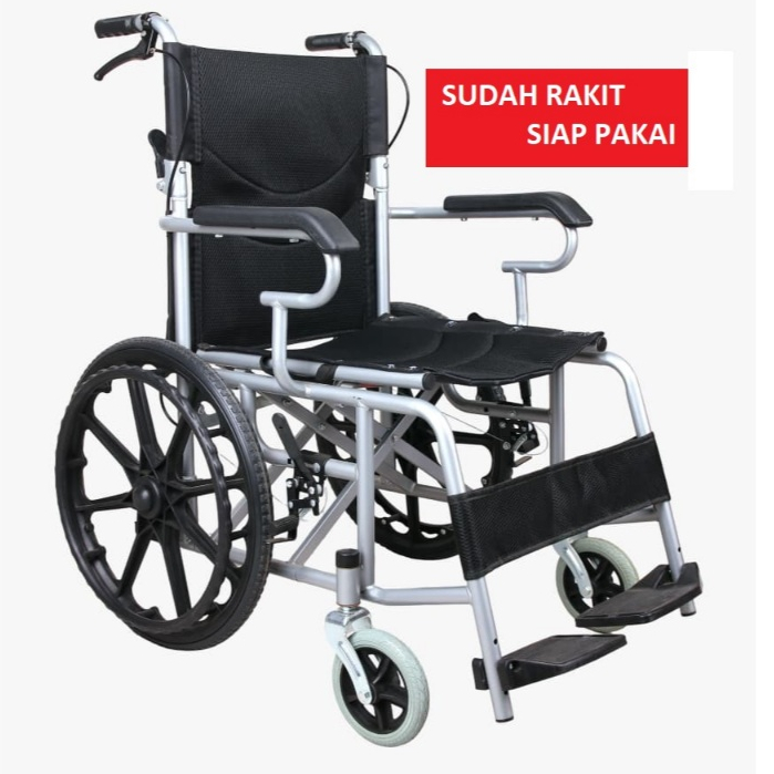 FURNILINE Kursi Roda Lipat Kursi Roda Traveling