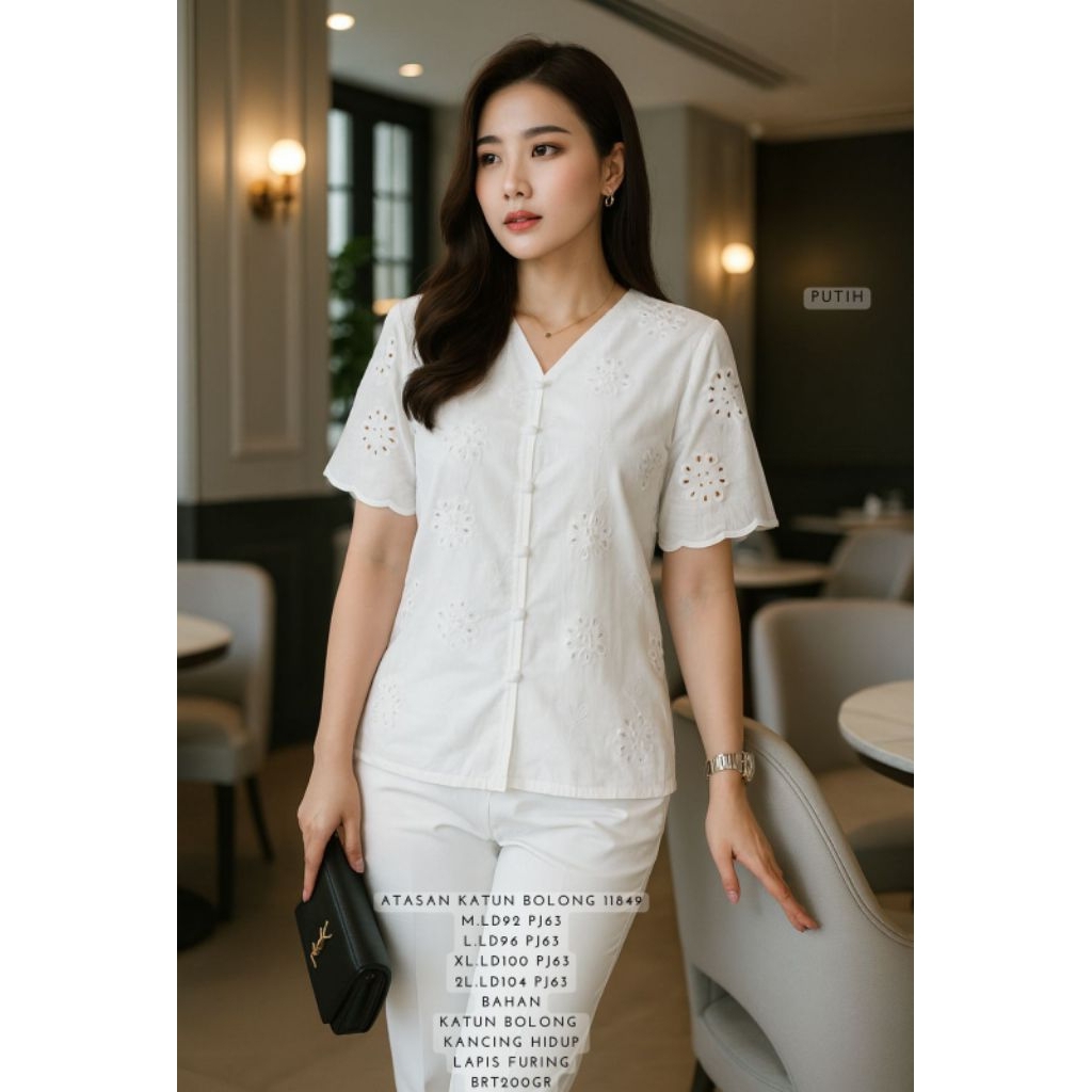 ATASAN KATUN BOLONG 11849 PUTIH