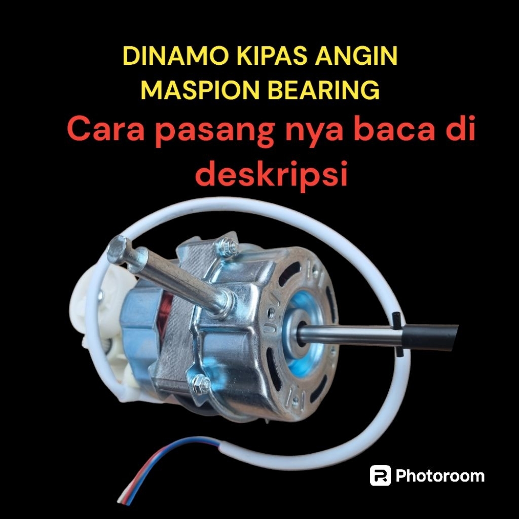 DINAMO KIPAS ANGIN MASPION DOUBLE  BALL BEARING 16 INC
