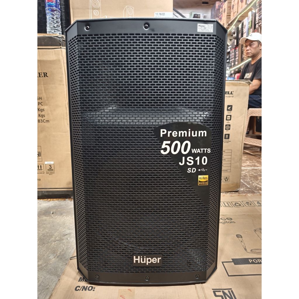 speaker profesional huper js10 speaker 15 inc aktif 500 watt