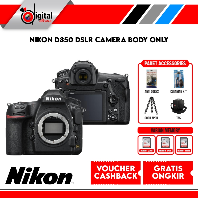 Nikon D850 Body Only DSLR Camera - D850 BO