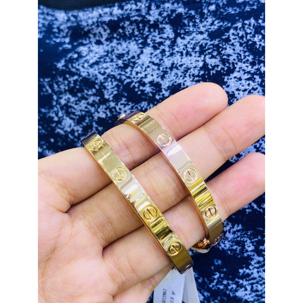 Gelang carter emas fashion rose glod 17k/750/75%/mas22