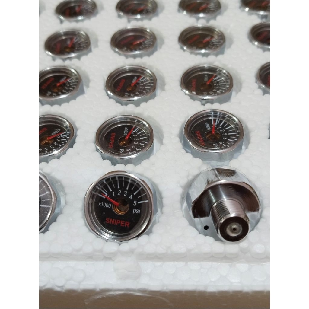 Manometer PCP 5000psi diameter 22mm, Manometer PCP High Quality, Manometer pcp import awet