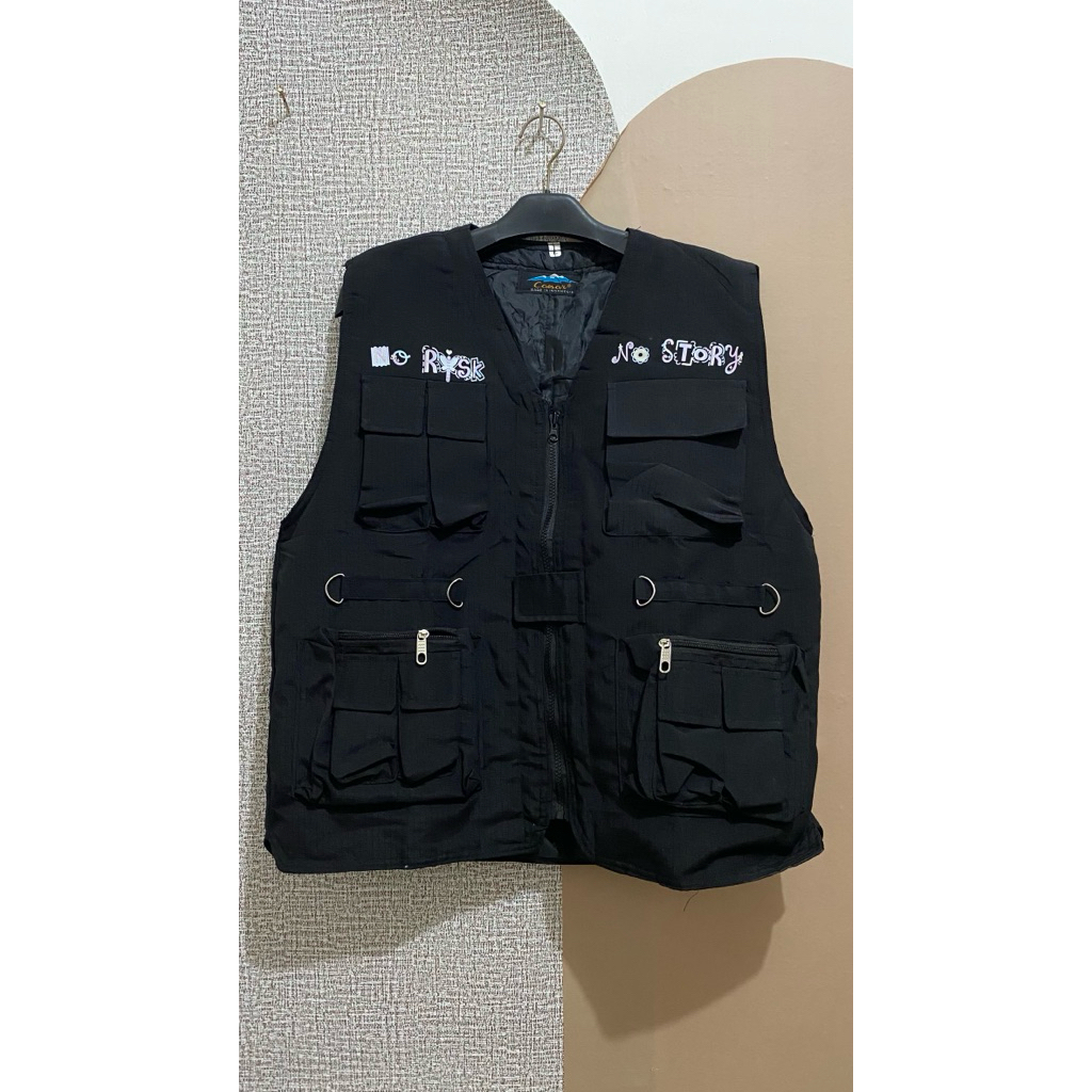 Custom Sablon Rompi/Vest tactical bebas