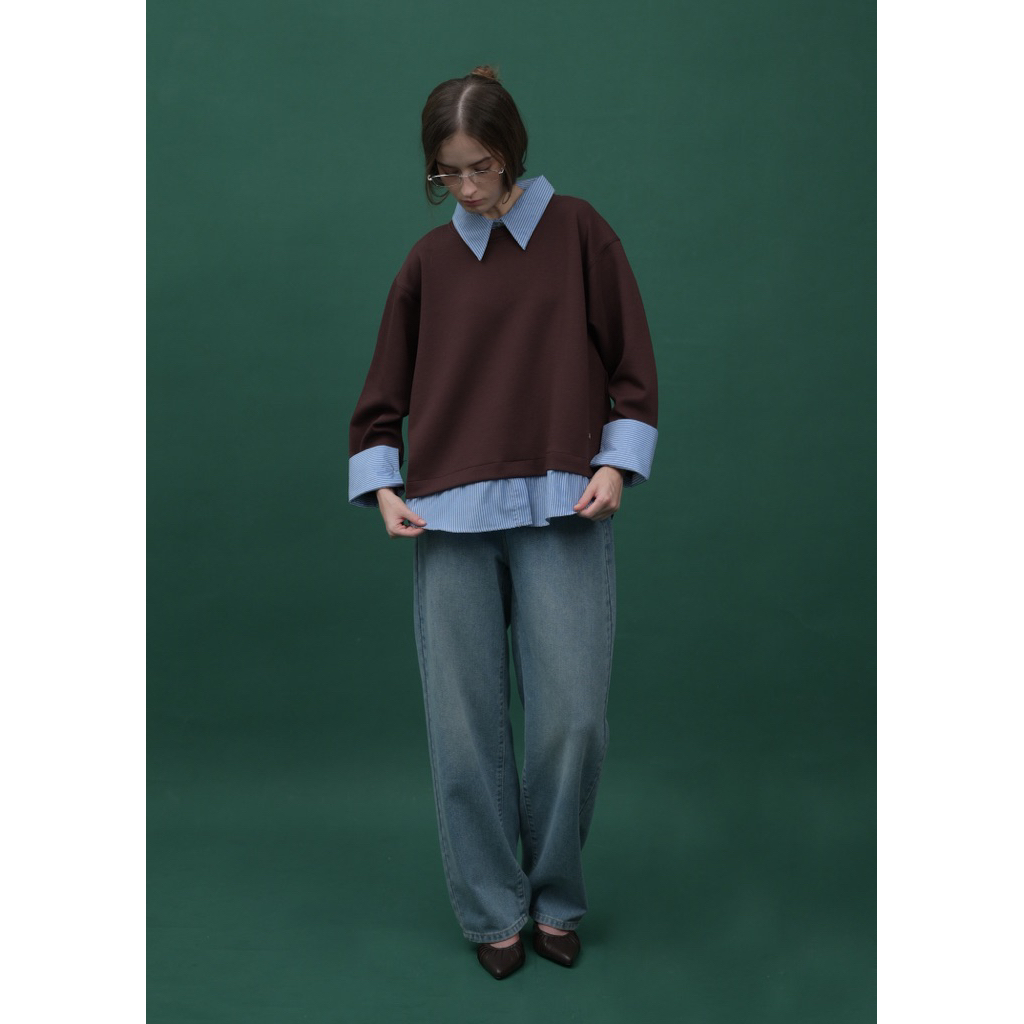 NUETA : Archie Collar Sweater