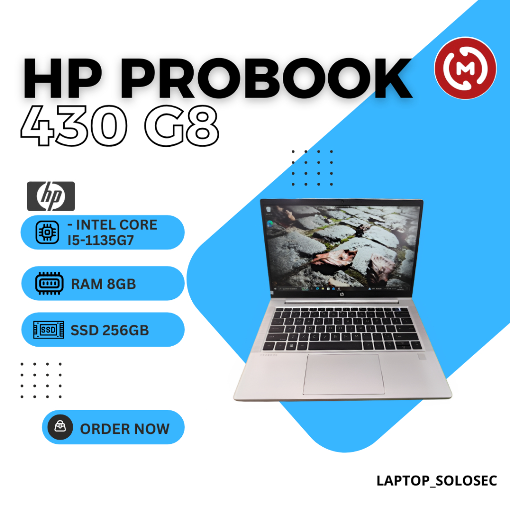 Laptop Flip Second DELL Latitude 5320 Intel Core i7-1185G7 RAM 16GB SSD 256GB - GARANSI 1 BULAN