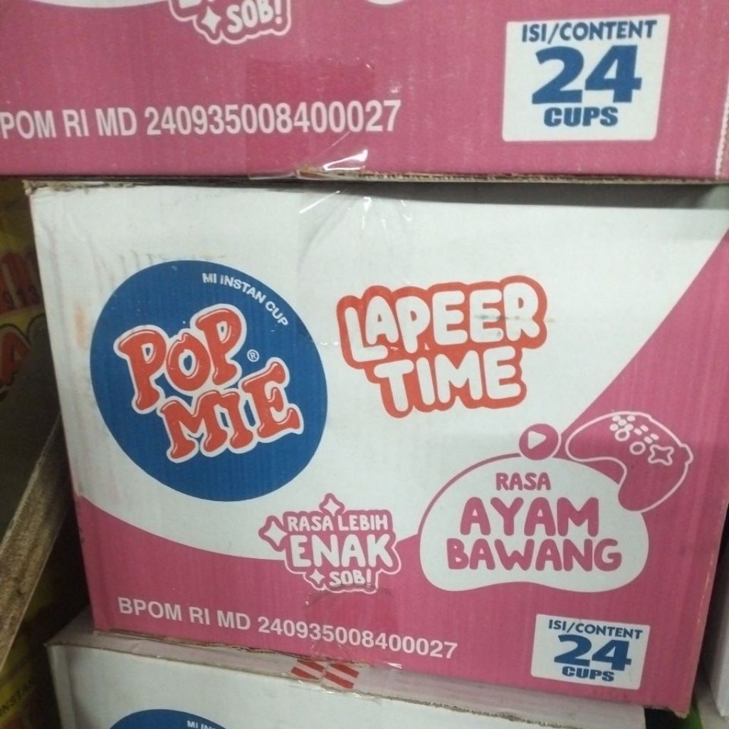 pop mie ayam bawang 1 dus isi 24