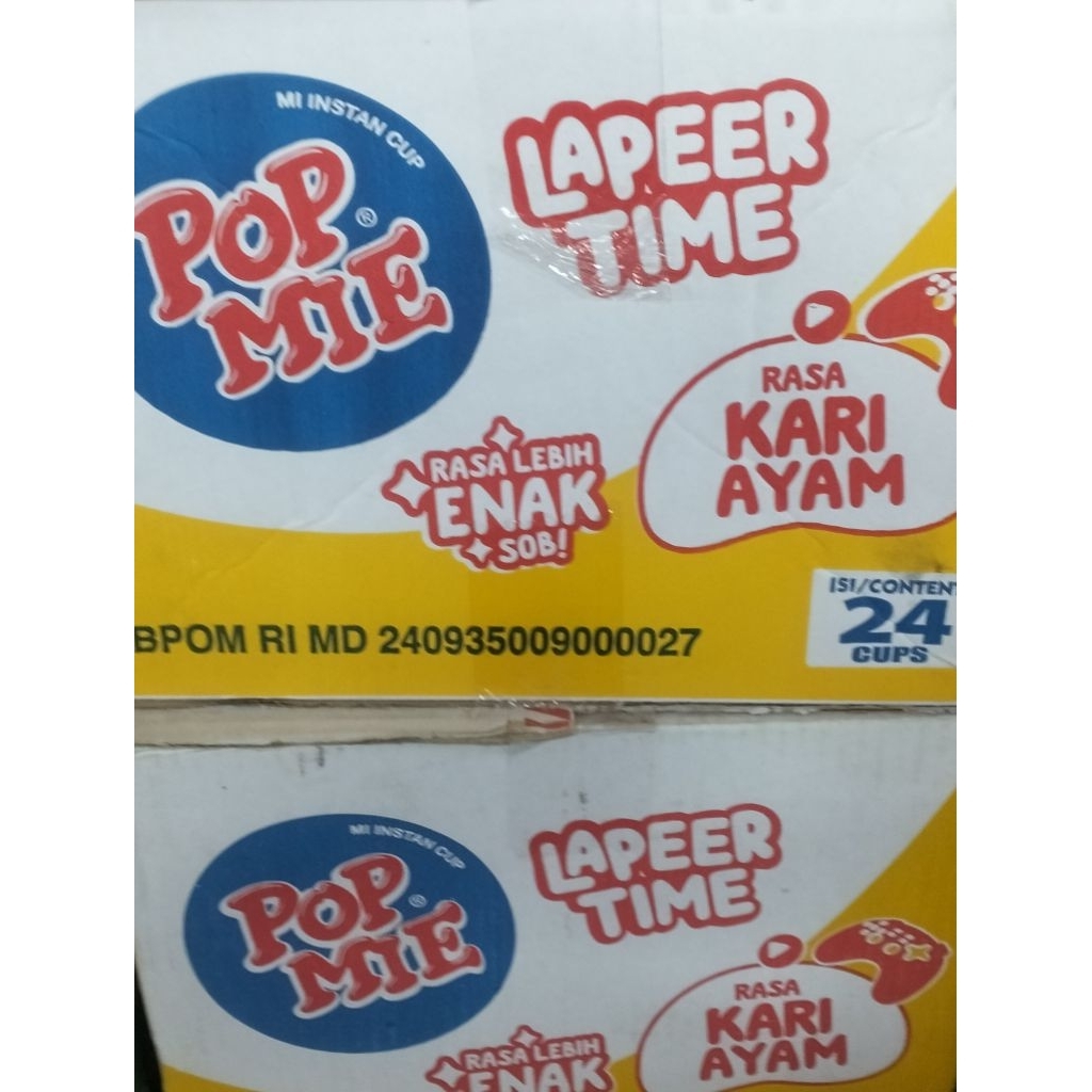 pop mie kari ayam 1 dus isi 24