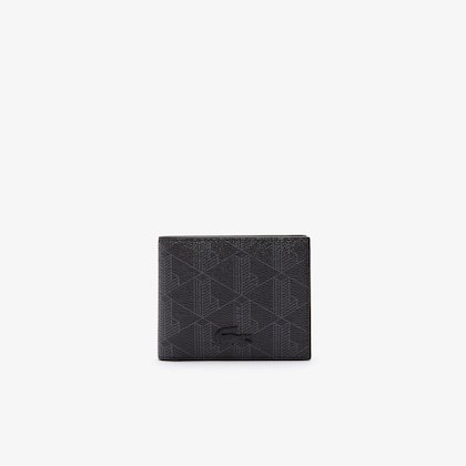LACOSTE ORIGINAL STORE 100% - The Blend Small Monogram Canvas Wallet