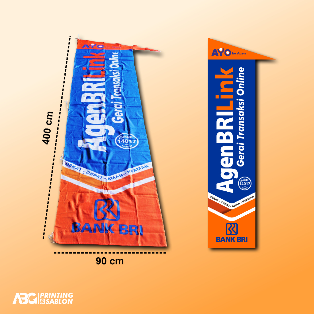 Luxiastore_ Umbul - Umbul Bri Umbul Agen Brilink Uk. 4 Meter Finishing Jahit & Tali Murah