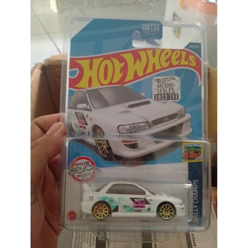 hot wheels Subaru Impreza 228 sti (Rth sc, Fs , putih)