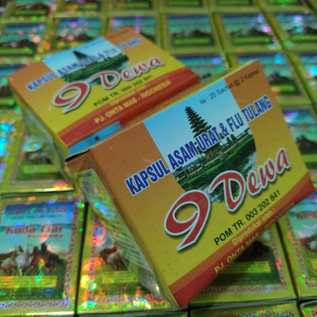 9 DEWA Herbal Asam Urat dan Flu Tulang 9 DEWA