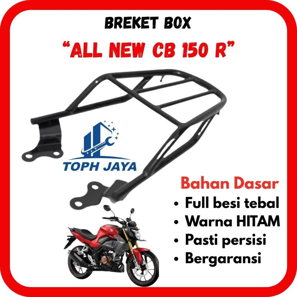 Breket, Behel, Begel Box Belakang Motor Honda ALL NEW CB 150 R