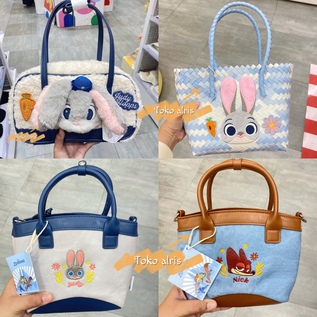 SHOULDER BAG OHSOME - BACKPACK - SLING BAG - DOMPET EDISI DISNEY ZOOTOPIA / TAS KARAKTER SERBA DISNE