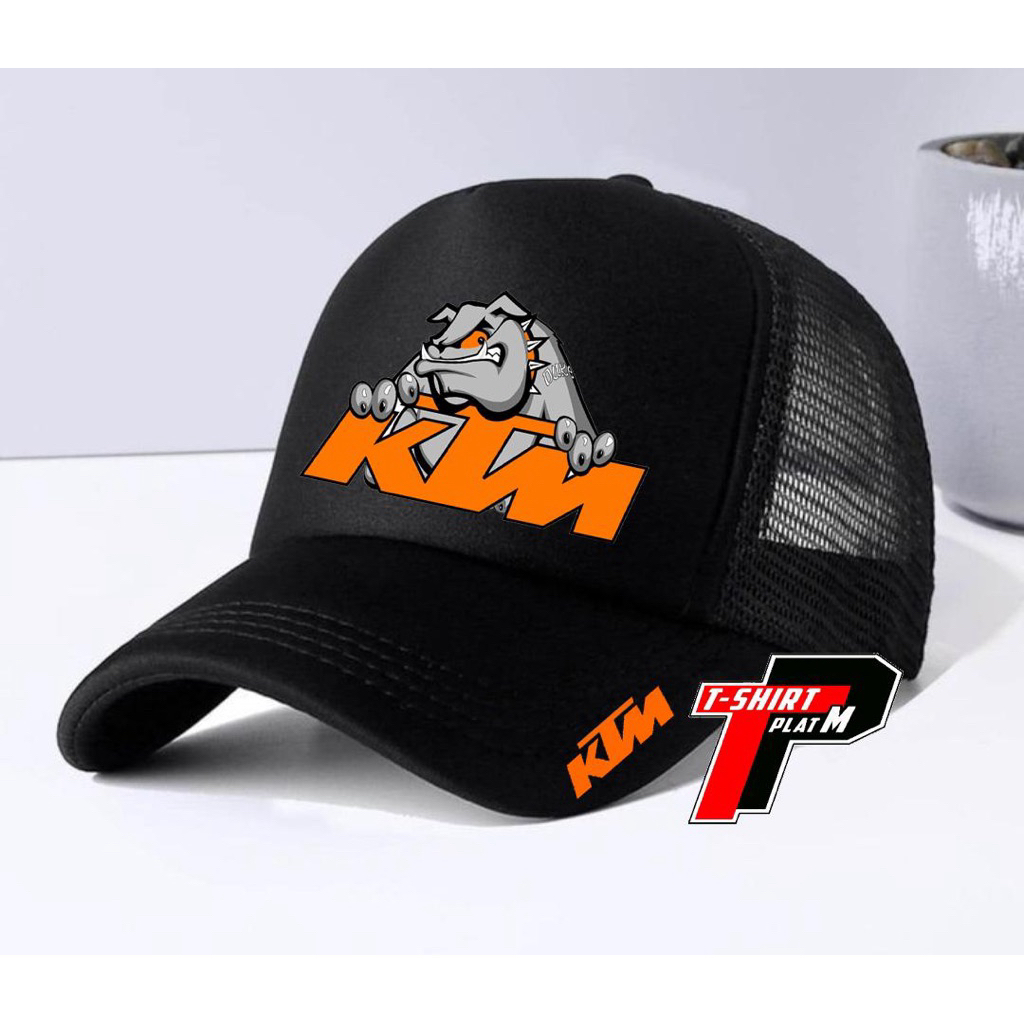 TOPI TRUCKER TOPI JARING KTM PITBULL