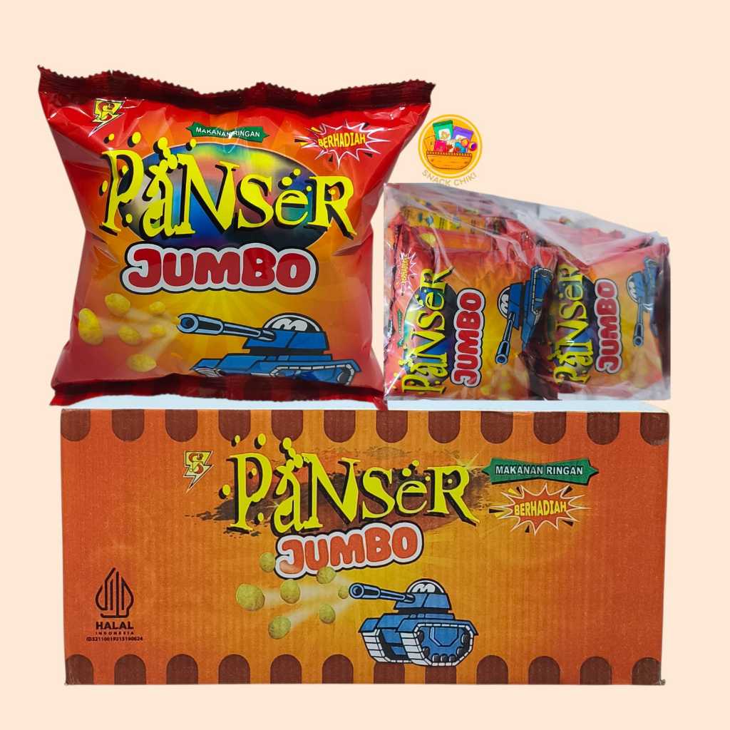 CHIKI VIRAL CHIKI PANSER JUMBO ( CHIKI BERHADIAH KALAU BERUNTUNG ) harga 1 pac 10 pcs