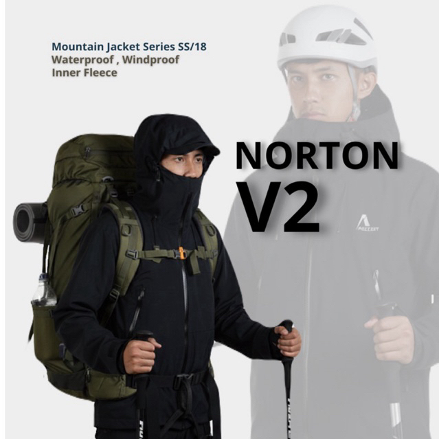 Jaket Gunung Gorpcore Pelvoux Norton V2 Waterproof