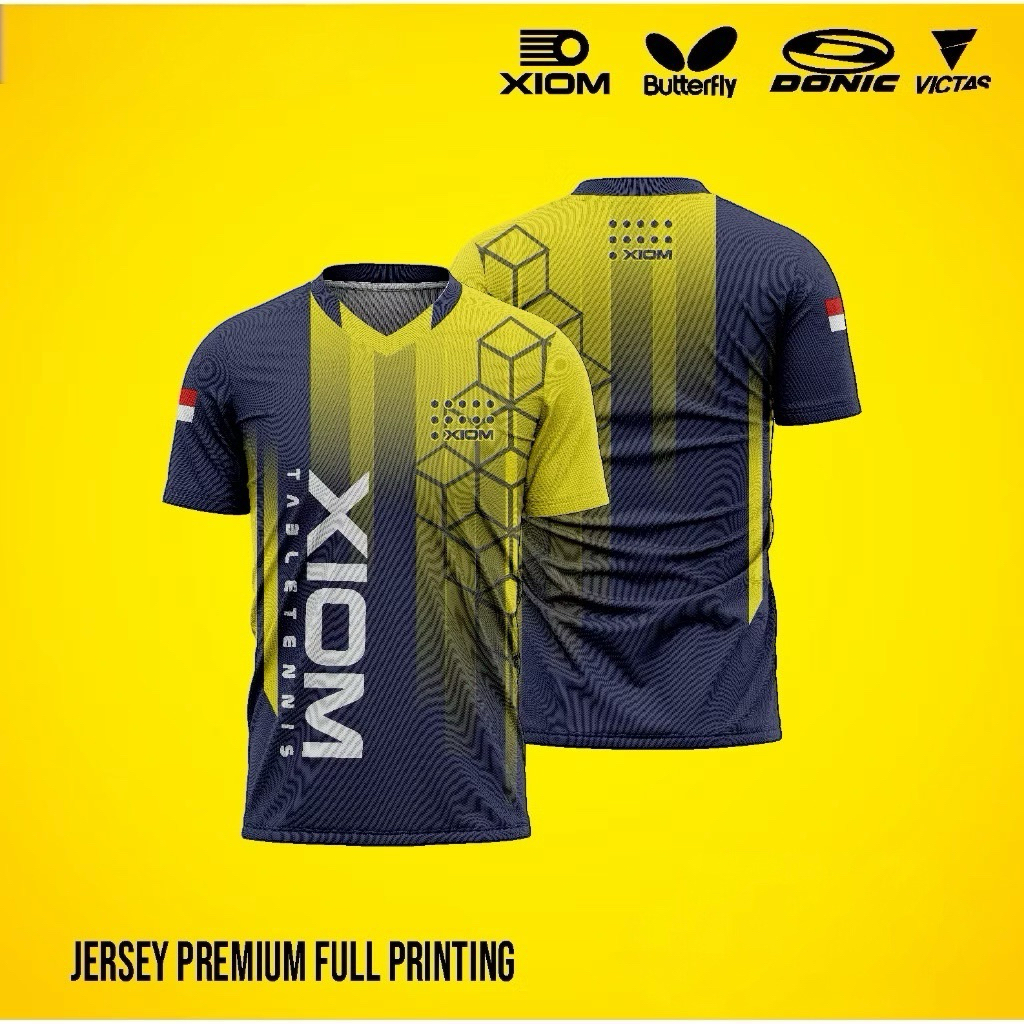 Baju Pingpong | Jersey Pingpong | Baju Tenis Meja | Jersey Tenis Meja  Printing Custom Free Name Set