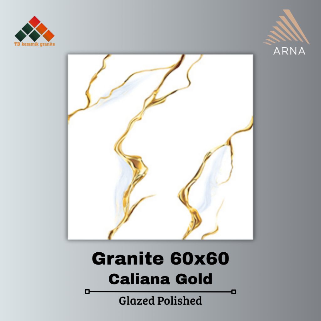 Granite 60x60 Caliana Gold | Arna | Glazed Polished