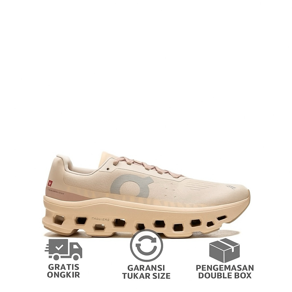 SEPATU RUNNING CLOUDMONSTER MOON FAWN
