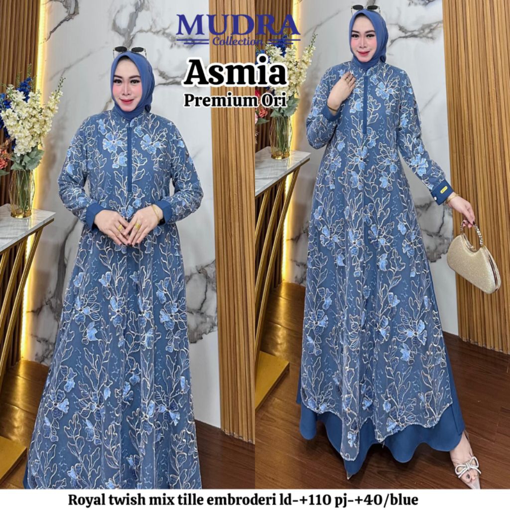 Mudra Hijab / Gamis Terbaru / Gamis Wanita / Gamis Premium / Vemila / Asmia / Mudra Collection