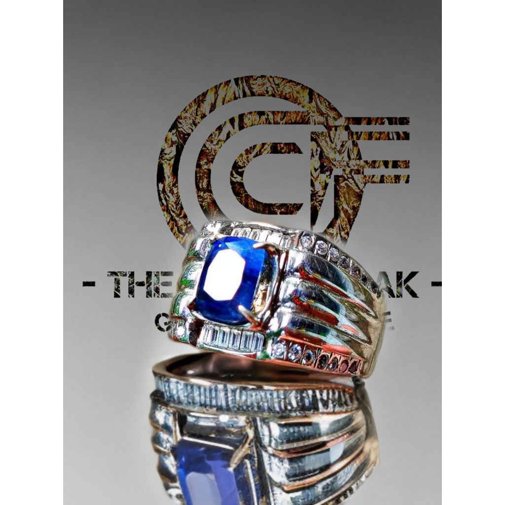 Natural Blue Sapphire Ceylon 2.61 cts MEMO GRI LAB