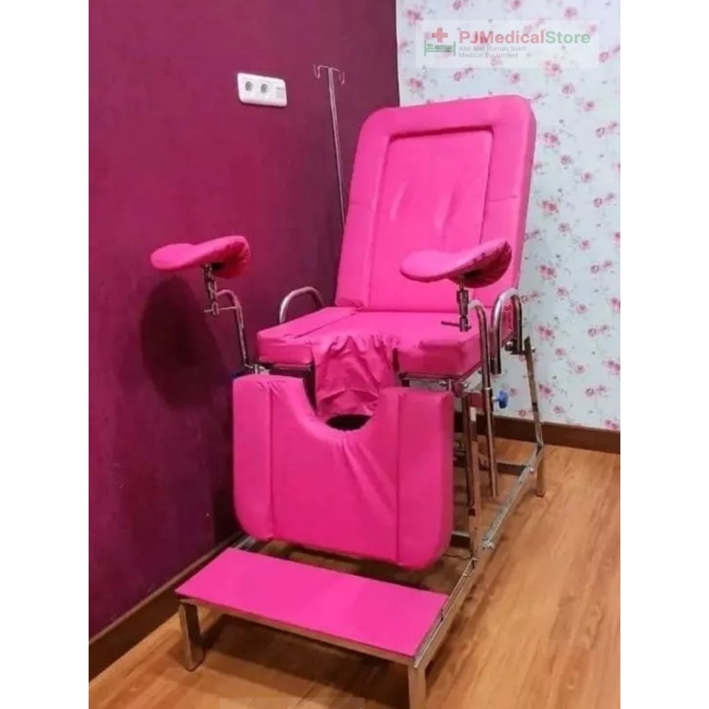 Bed Obgyn Ginekologi Pasien Stainless / bed Obgyn Bersalin / bed persalinan pasien / kursi Obgyn / b