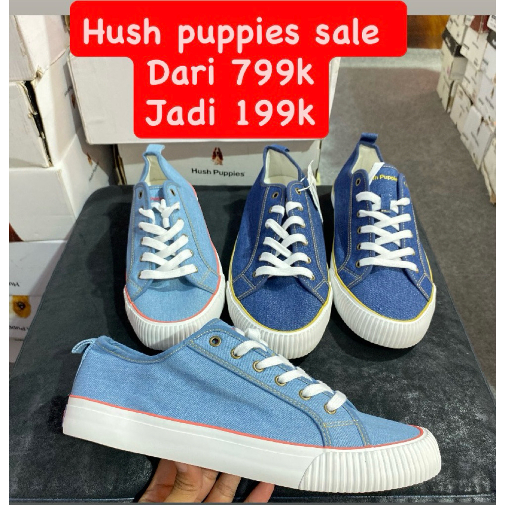 Hush puppies sepatu pria casual original