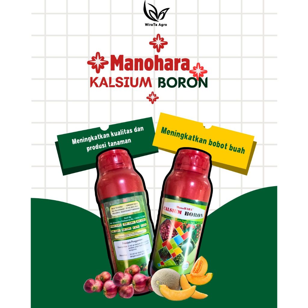 ManoHara Kalsium Boron Cair 500 ml