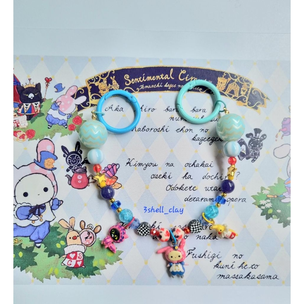 Sentimental Circus Alice in Wonderland theme phonestrap bagcharm keychain