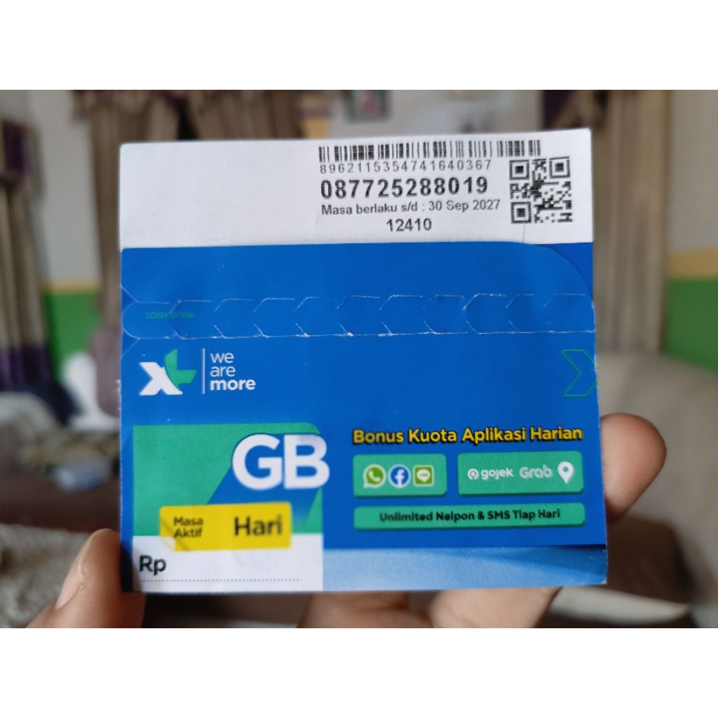 Kartu Perdana XL Fresh & Segel Tanpa Kuota