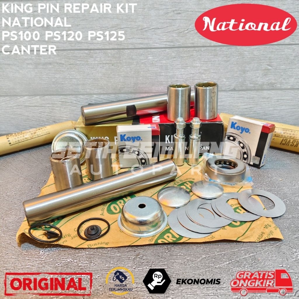 KING PIN REPAIR KIT PS100 PS120 PS125 CANTER PS CANTER TURBO KING PEN NATIONAL MADE IN JAPAN KF-16 O