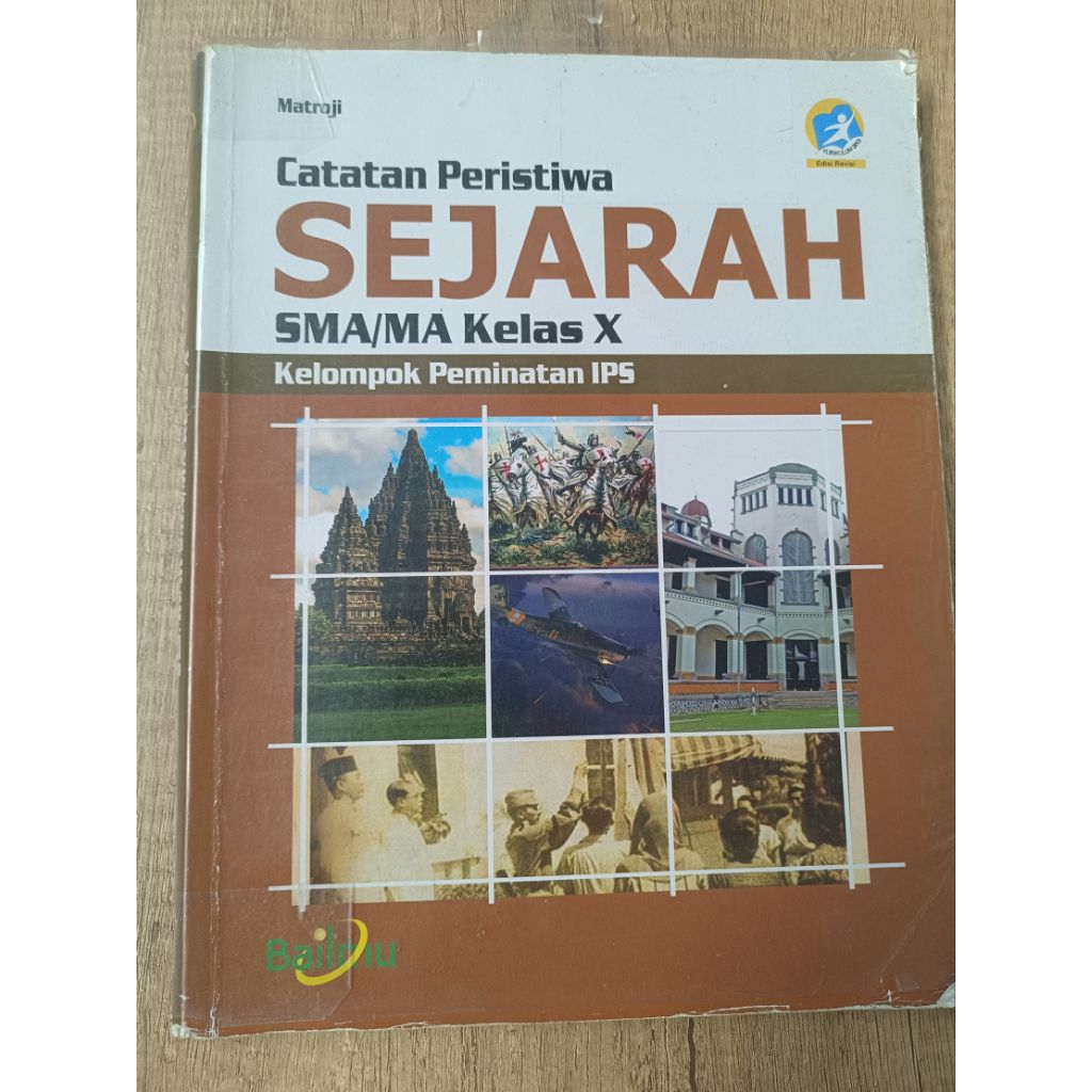 buku pelajaran sejarah SMA m habib mustopo hermawan agus suprijono yudisthira dan matroji bailmu kur