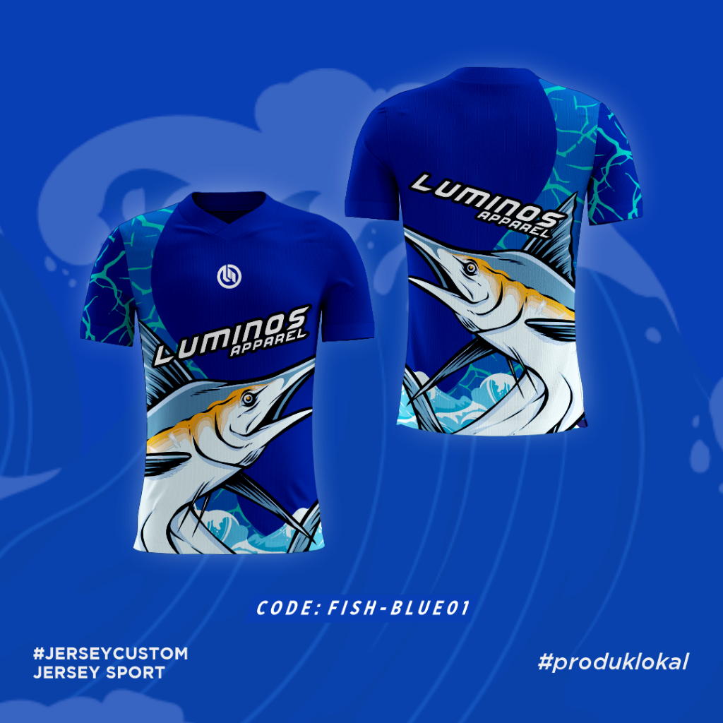 JERSEY MANCING CUSTOM | JERSEY FISHING | FREE DESIGN | JERSEY MURAH | JERSEY SPORT FREE DESIGN | FIS