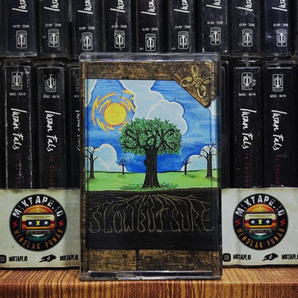 Kaset - Slank - Slow But Sure - Radio Tape - Kaset Pita - Radio - Pemutar Kaset - Retro - Classic - 