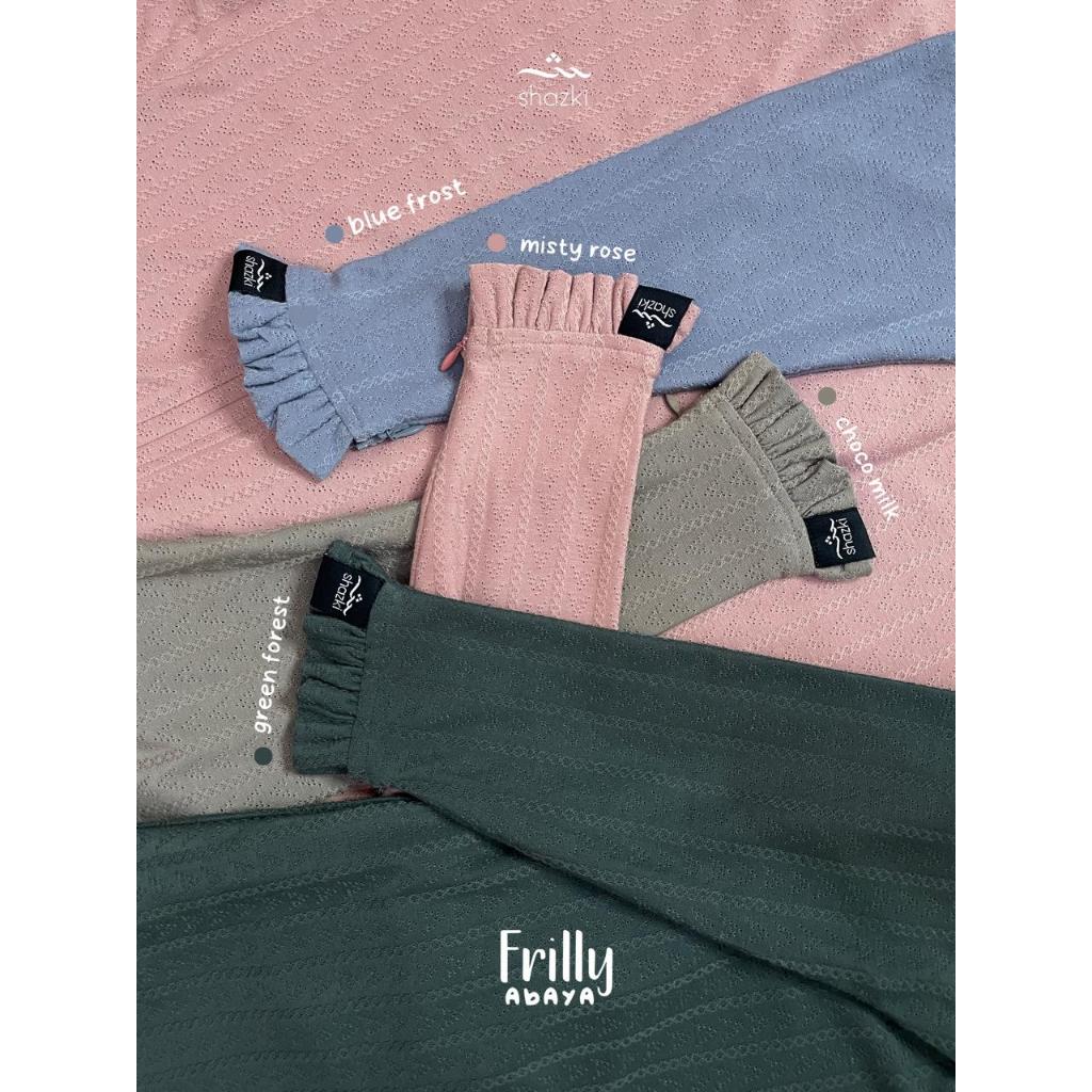 FRILLY ABAYA ONLY KAFFAH BY ZEEAUDREY