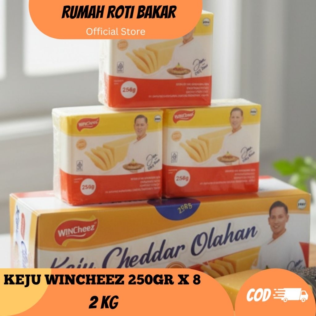 Keju Wincheez 2kg | kemasan 250gram x 8 | exp Okt 2026