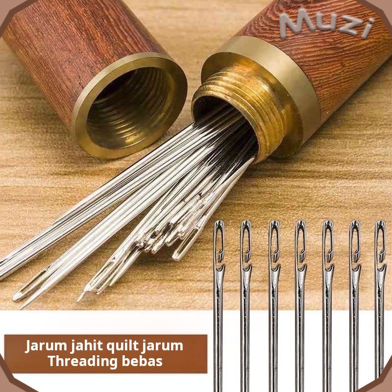 Jarum jahit B1V50-jarum jahit tanpa benang untuk lansia untuk menjahit pakaian dan selimut dengan ta