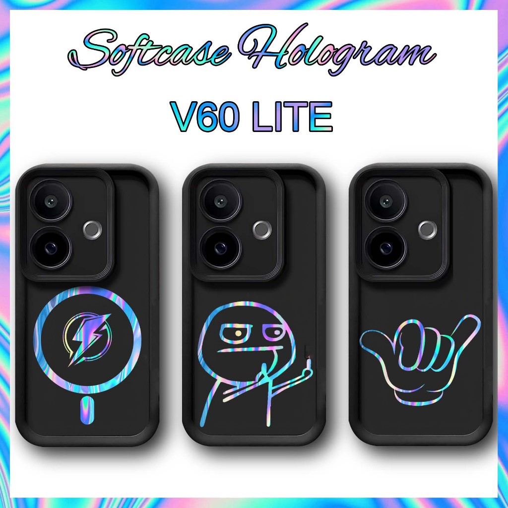 Case Hologram Vivo V60 Lite - Casing Vivo V60 Lite - Softcase Vivo V60 Lite - Slicon Vivo V60 Lite -