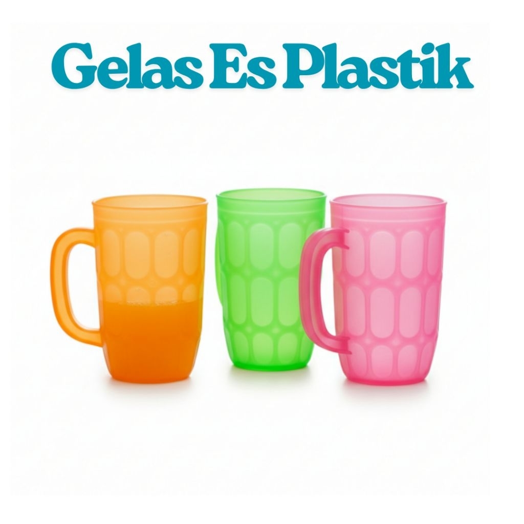 Gelas Es Besar Plastik Bening