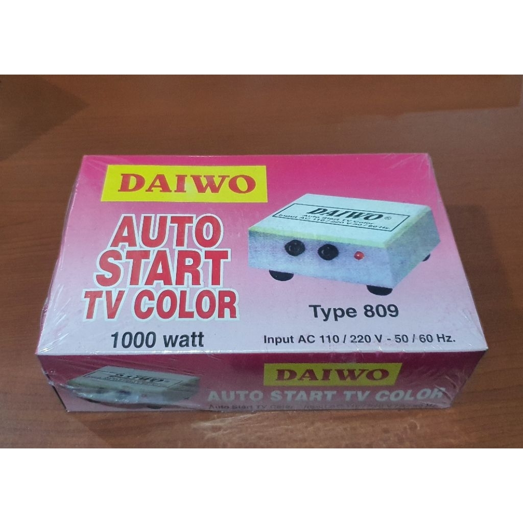 DAIWO Auto Start TV Color Type 809 1000 watt Penghemat Daya Listrik Anti Jeglek
