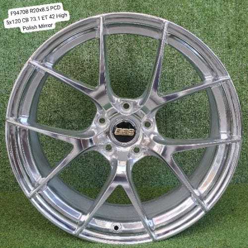 Velg Mobil BBS F9470 Ring 20x8.5 PCD 5x120 ET 42 High Polish Mirror